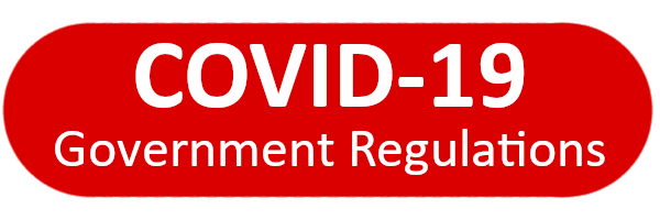 Covid Regulations Button COVID19 Government Regulations